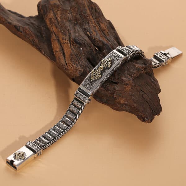 The Path Opener: Vajra Lu Lu Tong Sterling Silver Luck & Success Bracelet