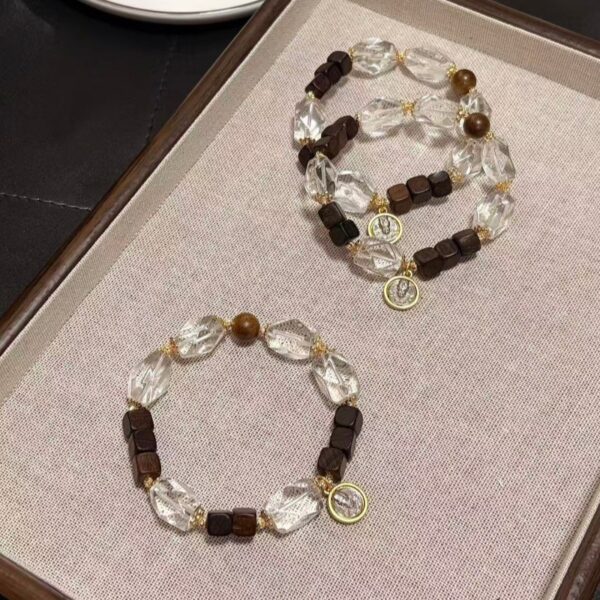 主图-4 Agarwood & Clear Quartz Healing Bracelet