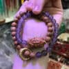 主图-4 The Grounding Keeper: Smoky Agate & Kuka Nut Double Wrap Bracelet