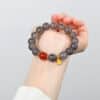 The Grounded Joy: Gray Agate & Southern Red Agate Bracelet