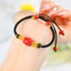主图-4 The Abundance Magnet: Emperor Cinnabar Wealth Woven Bracelet