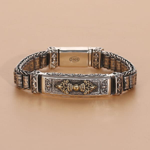 The Path Opener: Vajra Lu Lu Tong Sterling Silver Luck & Success Bracelet