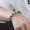 主图-4 Fortune Guardian Silver Pixiu Copper Coin Bracelet