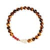 Tiger's Eye & Hetian Jade Gourd Fortune Bracelet