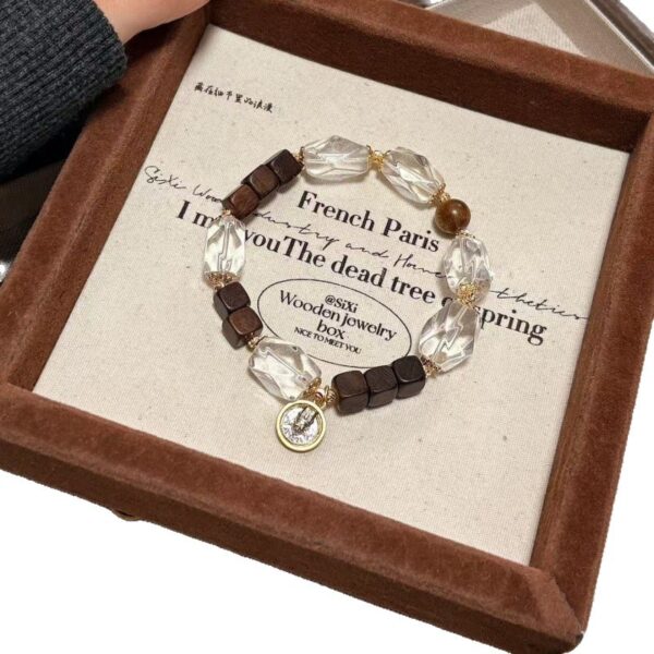 主图-5 Agarwood & Clear Quartz Healing Bracelet