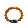 Nine-Eyed Dzi Bead & Vajra Bodhi Wrist Mala for Meditation