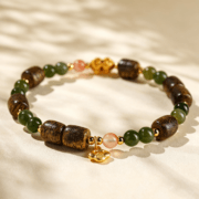 Feng Shui Bracelet | Natural Agarwood & Jade