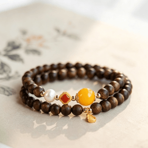 主图1 Grounded Joy Collection: Natural Kynam Agarwood Bracelets