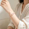 主图2-1 The Love & Prosperity Guardian: Natural Rose Quartz Pixiu Bracelet