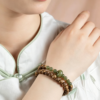 主图2 The Quiet Grove: Qi nan Agarwood & Hetian Jade Double-Wrap Bracelet