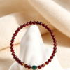 主图2 The Vitality Talisman: Natural Burgundy Garnet Beaded Bracelet