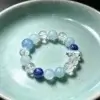 Aquamarine & Clear Quartz Calm Flow Bracelet