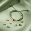 Natural Gradient Hetian Jade Handwoven Samsara Knot Bracelet