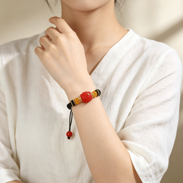 主图3 The Abundance Magnet: Emperor Cinnabar Wealth Woven Bracelet