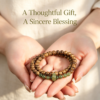 主图3 The Quiet Grove: Qi nan Agarwood & Hetian Jade Double-Wrap Bracelet