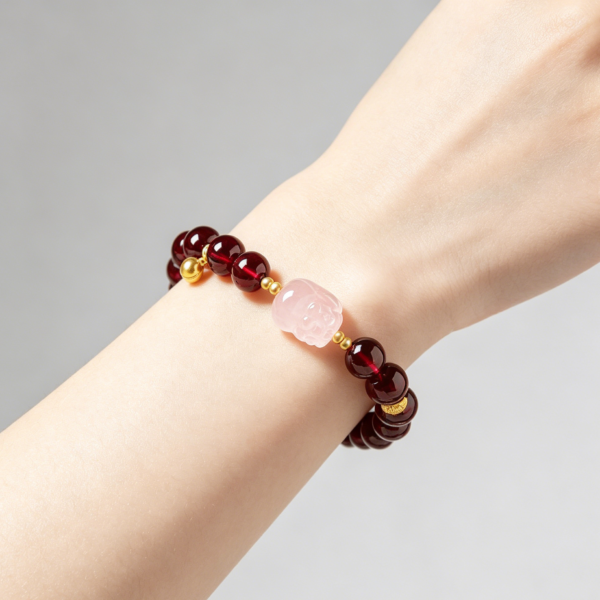 Prosperity Love Pixiu Gemstone Bracelet