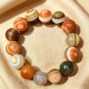 The Desert Energy Keeper: Alashan Gobi Eye Agate Bracelet