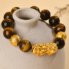 The Prosperity Amplifier: Natural Yellow (Golden) Tiger's Eye & PiXiu Fortune Bracelet