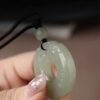 主图4 The Abundance Guardian: Double Pixiu Natural Hetian Jade Peace Buckle Necklace