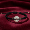主图4 The Peace Circle: Genuine Hetian Jade Woven Lucky Cord Bracelet