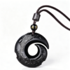 主图5 The Fortune Spinner: Obsidian Lucky Cycle Pendant