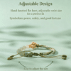 Natural Gradient Hetian Jade Handwoven Samsara Knot Bracelet