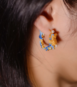 微信图片_2026-05-09_175636_138 The Dragon Fortune: Handcrafted Cloisonné & 925 Sterling Silver Hoop Earrings