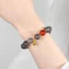 The Grounded Joy: Gray Agate & Southern Red Agate Bracelet