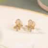 Lucky Koi Hetian Jade/Red Agate 925 Silver Earrings