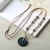 主图-4 Steady Guardian: Nephrite Peace Coin Necklace