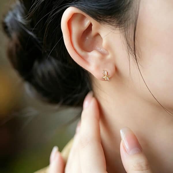 Lucky Koi Hetian Jade/Red Agate 925 Silver Earrings