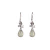 Fortune Hetian Jade 925 Sterling Silver Earrings