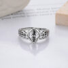 The Fortune Guardian: 925 Sterling Silver Vajra Abundance Ring