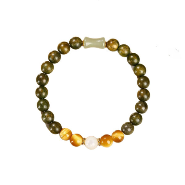 主图-5 The Calm Grove: Green Sandalwood Meditation Bracelet