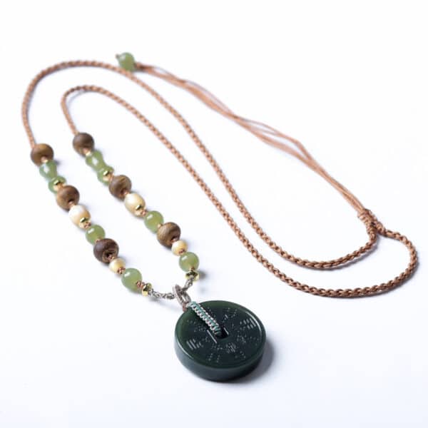 主图-5 Steady Guardian: Nephrite Peace Coin Necklace