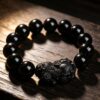 主图1 The Abundance Guardian: Natural Obsidian Pixiu Bracelet