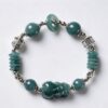 主图1 Wealth Guardian Pixiu Green Jadeite Bracelet
