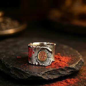 主图1 The Golden Light Guardian: Taoist Talisman Adjustable Ring