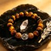 The Courage Amplifier: Yellow Tiger's Eye & Black Gold Rutilated Quartz Bracelet