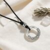 The Fortune Shield: 999 Fine Silver Auspicious Cloud Safety Pendant Necklace