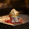 The Golden Light Guardian: Taoist Talisman Adjustable Ring