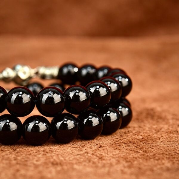 主图2 The Fortune Guardian: Obsidian Gourd Bracelet