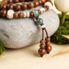 主图3 The Calm Companion: Golden Sandalwood Double Wrap Bracelet