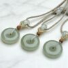The Peace Keeper: Hetian Jade Ping An Kou Pendant Necklace