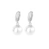 Round Pearl Drop Earrings | The Luminous Classic S925 Sterling Silver