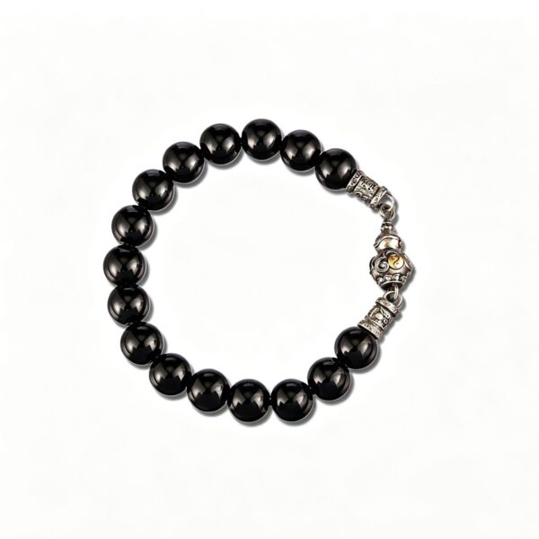 主图5 The Fortune Guardian: Obsidian Gourd Bracelet